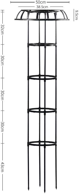 Garden Trellis 5 Floors-5.4FT Plastic Tomato Cage Tall Plant Support Climbing Vines Flowers Stands Cucumber Trellis Plant cage