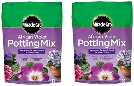 Miracle-Gro African Violet Potting Mix 8-Quart (currently ships to select Northeastern &amp Midwestern states) … (2 Pack)