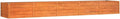 vidaXL Garden Raised Bed Planter - Outdoor Flower Box - y corten Steel - 157.5 x 31.5 x 17.7
