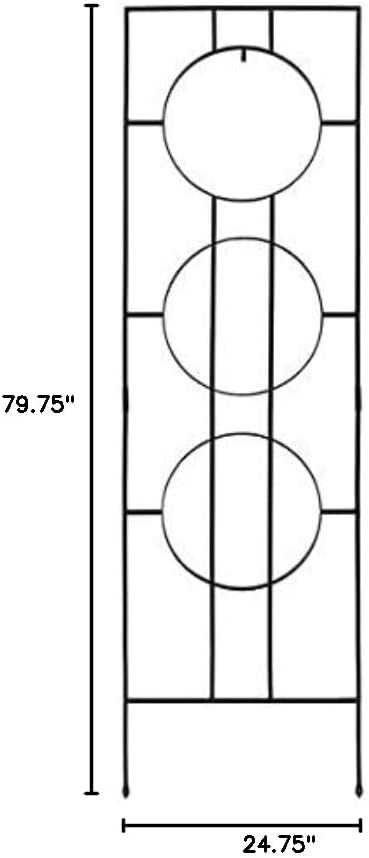 Achla FT-58 Samsara Circles Trellis