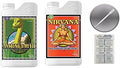 Advanced Nutrients Ancient Earth &amp Nirvana Bundle Pack with Conversion Chart and 3ml Pipette-1 Liter