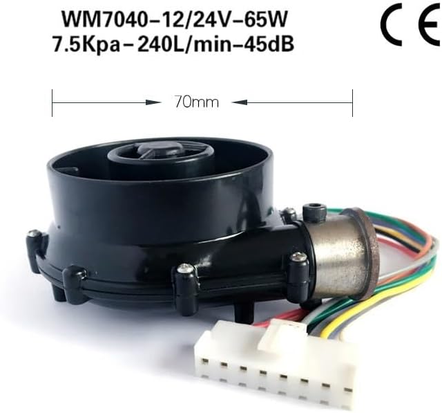 High Pressure Blower Mini Centrifugal Turbo Fan Small BlowerCan Be Used for Sleep Ventilator Oxygen(24V)