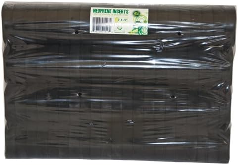 3.75” Neoprene Foam Inserts for Hydroponics Growing System Clone Machine Propagation Indoor Gardening 60 Pack Black