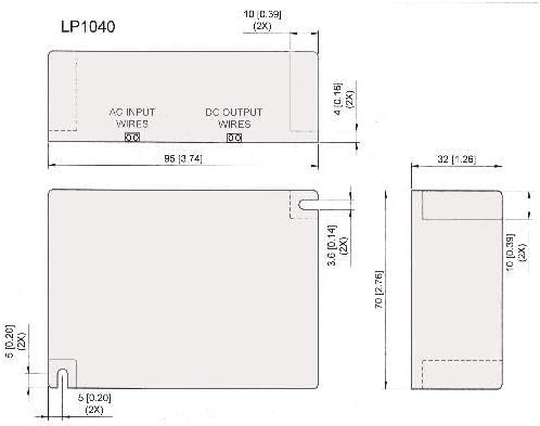 LP1040-24-C1550 Constant Current 1550Ma 40W Max 24V