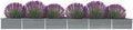 Garden Raised Bed Outdoor planters Garden Bed Planter Boxes Outdoor Suitable for Backyard Patios Flowers Restaurants Galvanized Steel 236.2x31.5x17.7 Gray