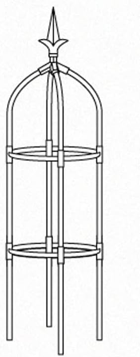 Garden Trellis for Climbing Plants Plant Support Cage Tower Obelisk Plant Support Indoor Potted Plant Plant Trellis for Climbing Vines Tomato Flower Vegetable Rose