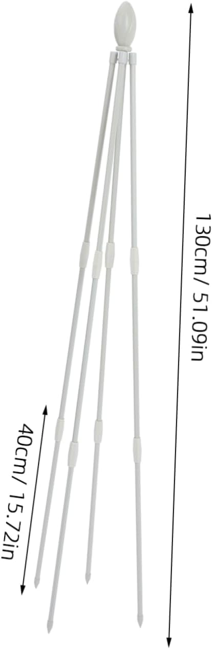 Garden Trellis for Climbing Plants White Plant Support Stand and Easy to Use for Outdoor Gardens and Patios for Wisteria Tomatoes and More
