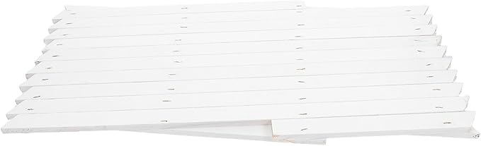 Wooden Garden Trellis for Climbing Plants Outdoor and Indoor Plant Support Expandable Wood Lattice Panel Fence White