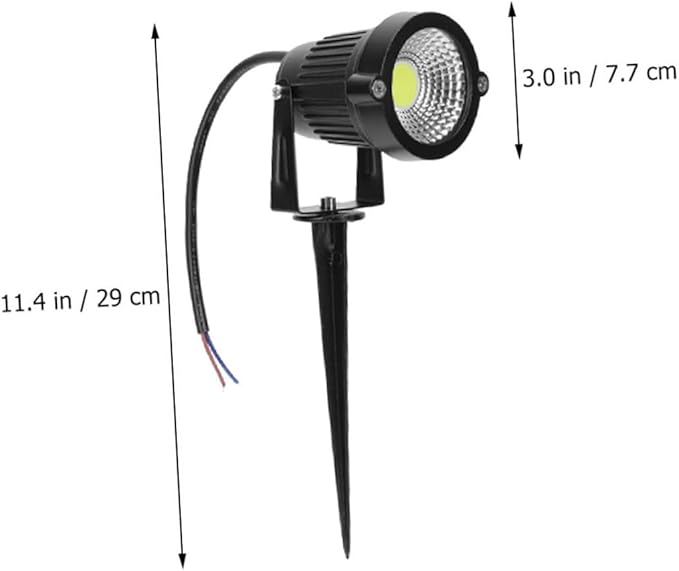 Housoutil 2pcs Led Projector Light Garden Lawn Night Light Decorative Outdoor Landscape Lighting