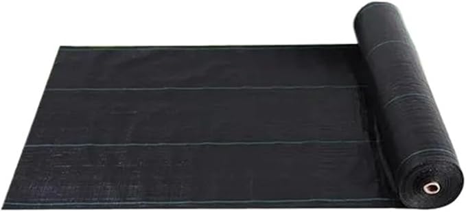 Geotextile Black Agricultural Grass Cloth Garden Weed Barrier Fabric Permeable Mesh Geotextile Industrial Weed Barrier(1mx20m)
