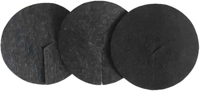 20pcs Cover Weed Control Indoor Mat Multifunctional Tree Mulch Ring Non Woven Fabric for Outdoor Degradable Reusable Root Protection (Color : Black)