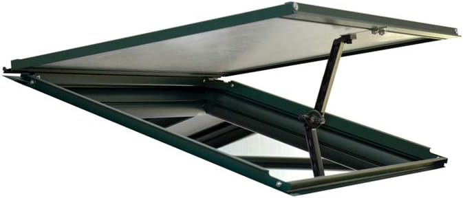 Palram - Canopia EcoGrow 2 Manual Roof Vent Dark Green 24 Lx24.25 Wx2.125 H. (HG1030)