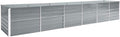Galvanized Steel Raised Garden Bed 189 x 31.5 x 30.3 in Large Outdoor Planter Box Grey Durable Rectangular Elevated Garden Bed for Backyard Patio Balcony