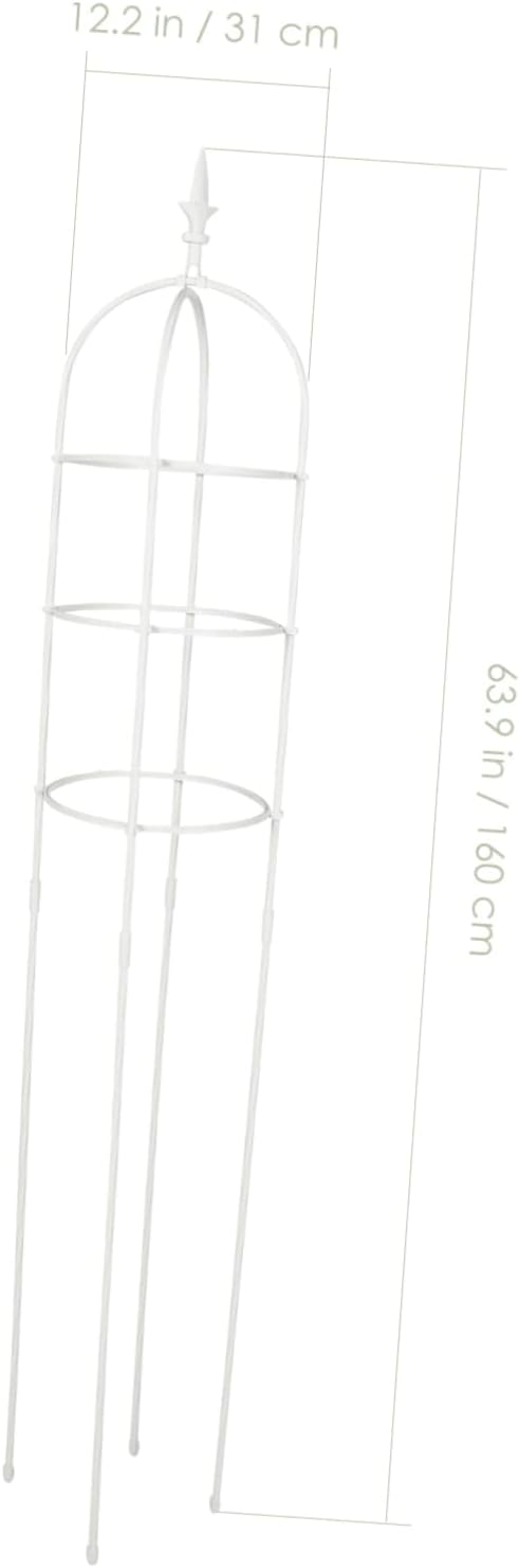 Metal Climbing Frame Trellis for Garden Plant Support for Vines Roses and Durable Outdoor Obelisk Design for Healthy Plant Growth and Stability