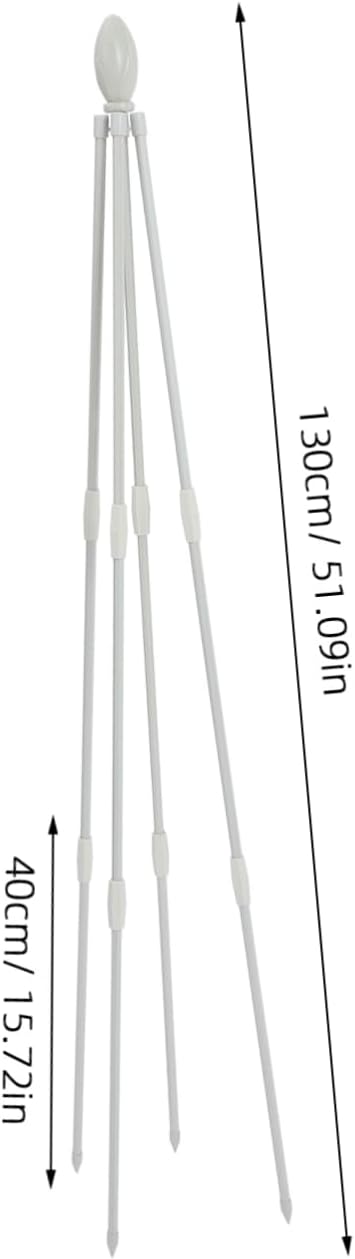 Modular Outdoor Garden Trellis for Climbing Plants 11mm Iron Support Rack for Potted Vines Sturdy Plant Climbing Stand for Indoor and Outdoor Use