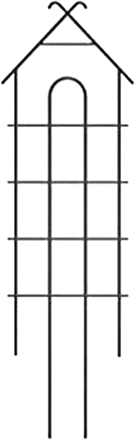 Large Plant Climbing Trellis Garden Pot Plant Stand Clematis Support Trellis Black White 75 * 28cm/37 * 7.87in (Color : Black Size : 75 * 28cm/37 * 7.87in)