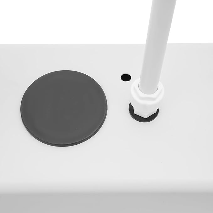 Hydroponic Growing Kit Vertical Vegetable Planter Tower Hydroponic Germination Tower with 56 Planting Holes and 4 Wheels 30L/7.93Gal Indoor Outdoor Garden Hydroponics Growing Tower System