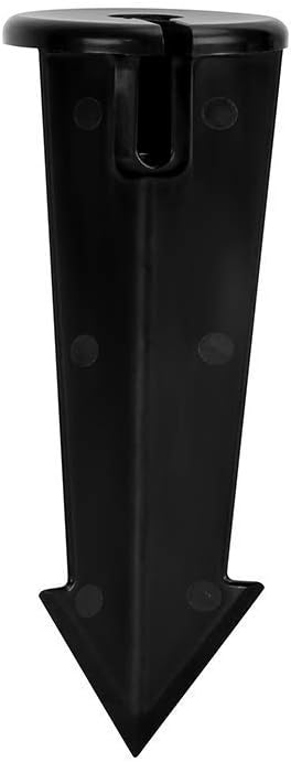 GKOLED Narrow Beam Angle 30Watt Bullet/Round LED Spotlight with Solid Ground Post