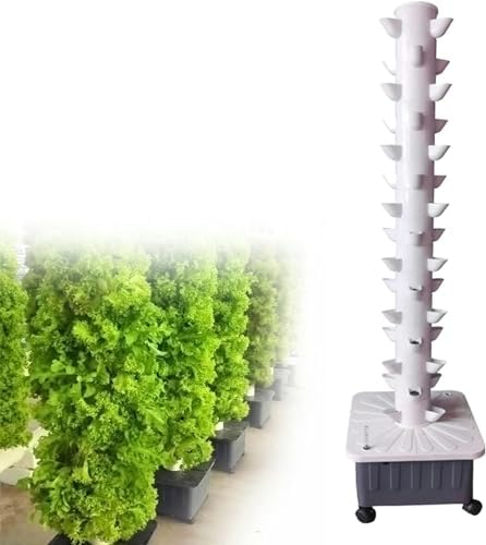 15 Floors 45 Holes Hydroponics Tower Set Hydroponic Growing Device Garden Hydroponic Growing Device Vertical Tower Growing Kit Aquaponics Growing Device Hydroponics Vertical Growing Device