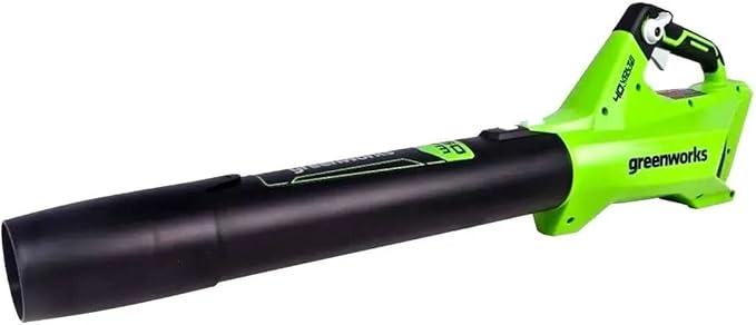 Greenworks 40V (120 MPH / 450 CFM / 75+ Compatible Tools) Cordless Axial Leaf Blower Tool Only
