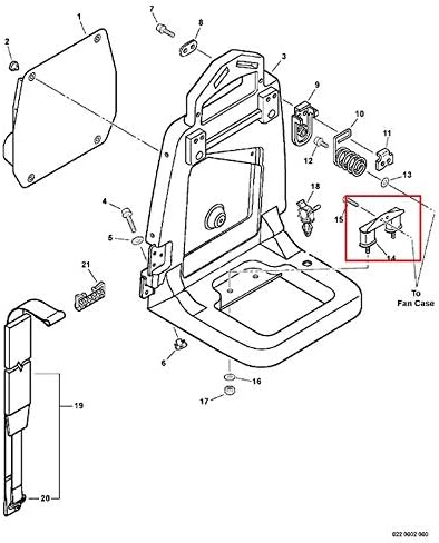 Leaf Blower &amp Vacuum Parts V401000110 OEM Genuine Echo Backpack Blower Cushion Used PB-413T PB-500 PB-500H PB-500T PB-620 PB-620H and E-Book in A Gift
