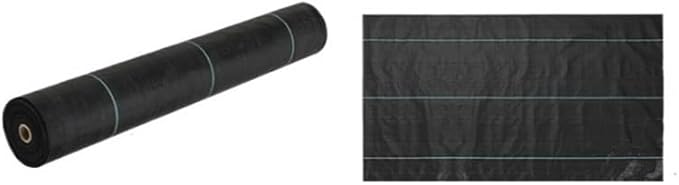 Geotextile 5FTx250FT Weed Barrier Landscape Fabric Woven Geotextile Fabric for Weed Blocker Weed Mat Driveway Fabric