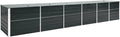 Galvanized Garden Raised Bed Kit Outdoor Galvanized Planter Garden Boxes for Vegetables Large Planter Raised Beds Galvanized Steel 189x31.5x30.3 Anthracite