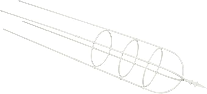 Toyvian Garden Trellis for Climbing Plants Outdoor Metal Vine Climbing Support Rack 31cm Diameter X 1.6m Height Plant Stake for Balcony