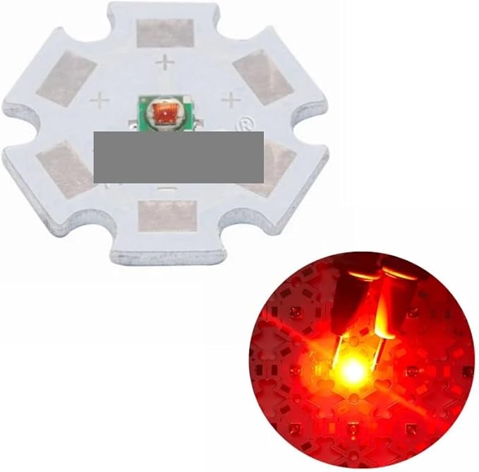 10PCS XPPEE R3 1-3W 3535 red LED Emitter Diode Red 620-625nm LED Plant Grow emitter with 16mm PCB Board