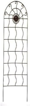 panacea products corp-import 84442 72H x 24W Rust Aztec Style Garden Trellis