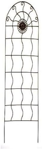 panacea products corp-import 84442 72H x 24W Rust Aztec Style Garden Trellis