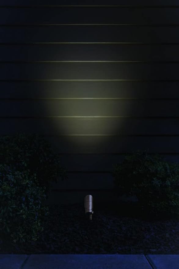 Kichler 16016BKT30 Transitional One Light Landscape Accent from Landscape LED Collection in Black Finish 4.50 inches