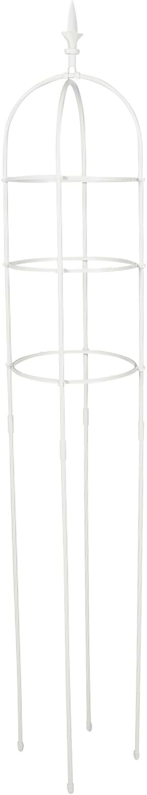 VANZACK Metal Climbing Plant Trellis for Garden Outdoor Vine Support 31cm Diameter X 1.6m Height Iron Frame Plant Stake for Balcony Climbing Roses and Clematis
