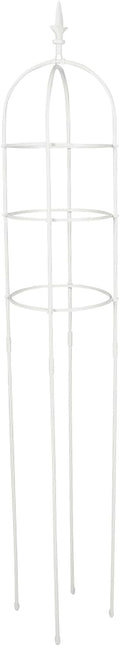 VANZACK Metal Climbing Plant Trellis for Garden Outdoor Vine Support 31cm Diameter X 1.6m Height Iron Frame Plant Stake for Balcony Climbing Roses and Clematis