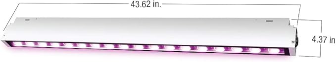 Feit Electric 48 Inch 240 Watt Full Spectrum LED Plant Grow Light Red-Spectrum Enriched for Budding and Flowering 4 Foot Long