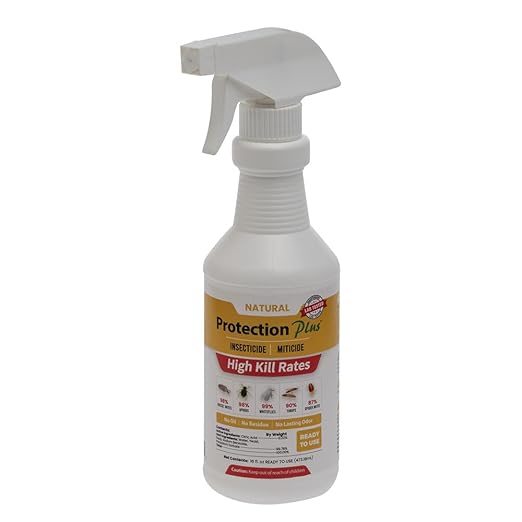 Environmental Plant Management Protection Plus Ready To Use | Oil-Free Contact Insecticide for Plants | Kill Aphids Whiteflies Spider Mites &amp Other Soft-Bodied Pests | Natural | Indoor &amp Out
