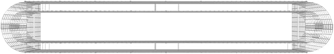 Gabion Raised Bed Planter Basket Pot Wall Outdoor Garden Lawn Patio Border Gardening Flower PlantGabion Cages Basket 129.9x19.7x39.4