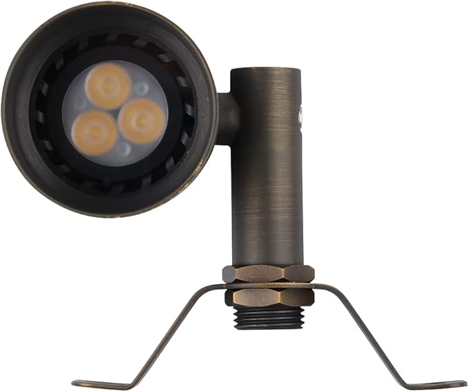 Landscape Lighting Outdoor Landscape DownlightsLow Voltage 12 AC/DC Tree Mount Down Light Wall Surface Lights Downward Lighting Antique Bronze Finish Brass Material