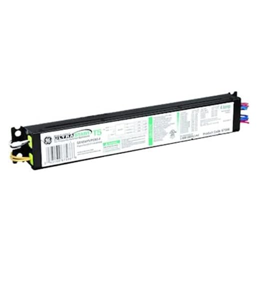GE Electronic High Output Ballast with Non Dimming Design and Programmed Start Mechanism for Tools and Home Improvement Black
