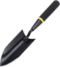 Garden Tool Set 4 PCS Heavy Duty Carbon Steel Gardening Tool Set with Non-Slip Rubber Grip Rake Shovel Outdoor Hand Tools Set Beach Combing Tool Kit Unisex Gifts for Seniors (Transplanter)