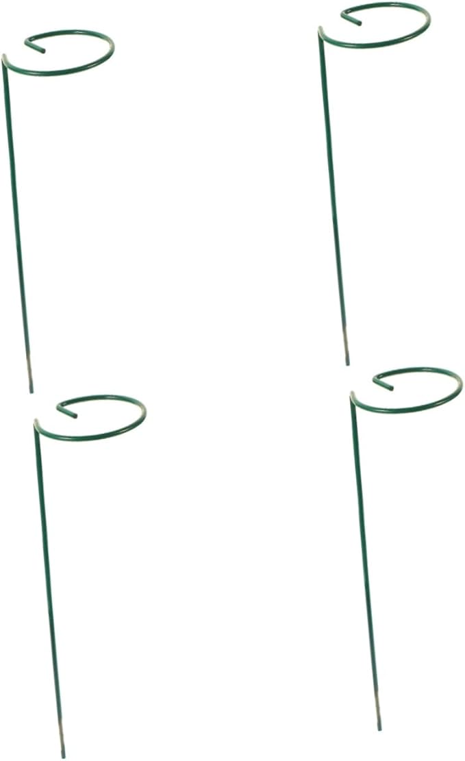 POPETPOP 4pcs Garden Trellis for Climbing Plants Support Rack for Use Round Plant Holder for Vines and Flowers Sturdy Construction
