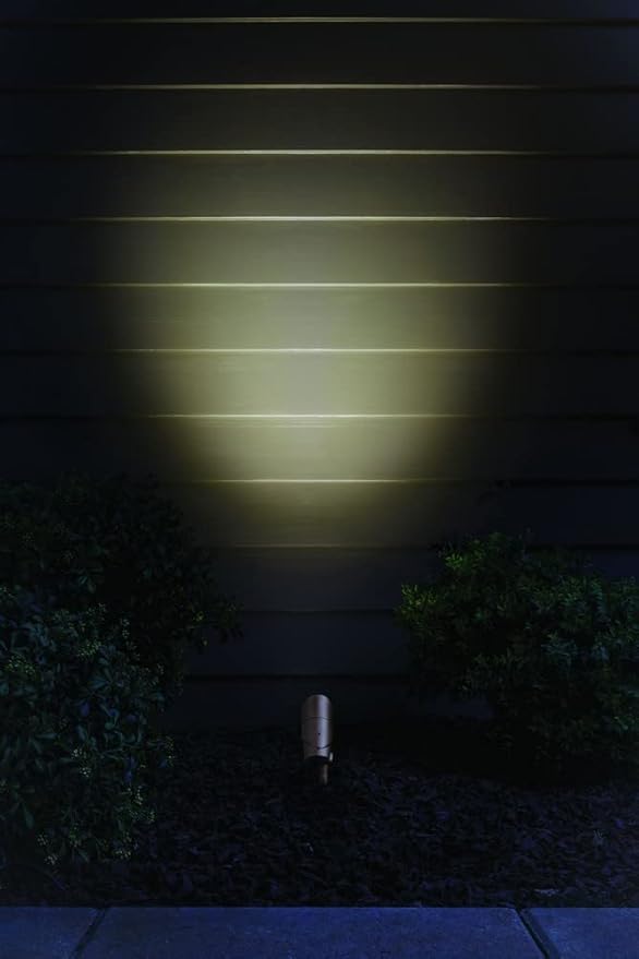 Kichler 16016BKT30 Transitional One Light Landscape Accent from Landscape LED Collection in Black Finish 4.50 inches