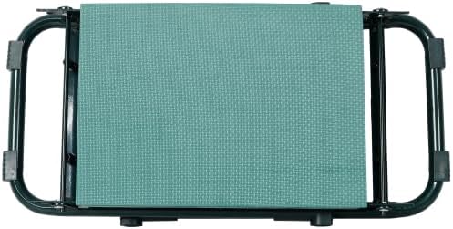LuckyNote】Garden Kneeler and Seat Bench with 2 Free Tool Pouch Foldable Stool EVA Foam Pad with an Extra Soft Wider Cushion and Large Tool Bag for Gardeninng Lovers21.2x11.8x16 Inches 330lb