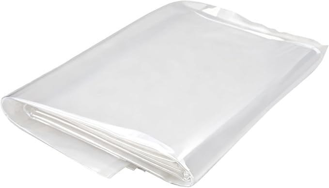 10 x 35FT Clear Greenhouse Plastic Sheeting 6 Mil UV Resistant Polyethylene Film for Plant Greenhouse Cover Heavy Duty Transparent Poly Tarp for Garden Farm (10 x 35FT)