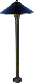 Elitco Lighting P800 Landscape-Spotlights Path Light D9 H24Antique Brassincludes Stakeg4 Halogen 20W(Light Source Not Included)