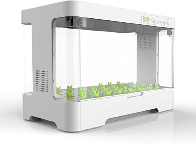 Hydroponics Growing System Indoor Herb Garden Kit Hydroponics Growing System with LED Grow Light Automatic Timer Smart Grden with Fan for Home Kitchen