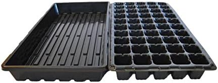 Bootstrap Farmer 50 Cell Seed Starting Trays Extra Strength 5 Pack Seedling Tray 1020 Inserts