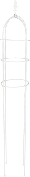 TOYANDONA Outdoor Metal Plant Climbing Trellis for Garden Vines and Flowers 31cm Diameter X 1.6m High Climbing Plant Support Frame Outdoor Garden Supplies for Patio and Vegetable Trellis