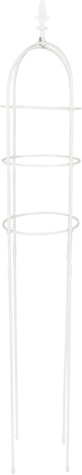 GANAZONO Plant Climbing Trellis Metal Vine Support Frame 31cm Diameter X 1.6m Height Outdoor Garden Climbing Plant Rack for Roses Clematis Balcony Patio