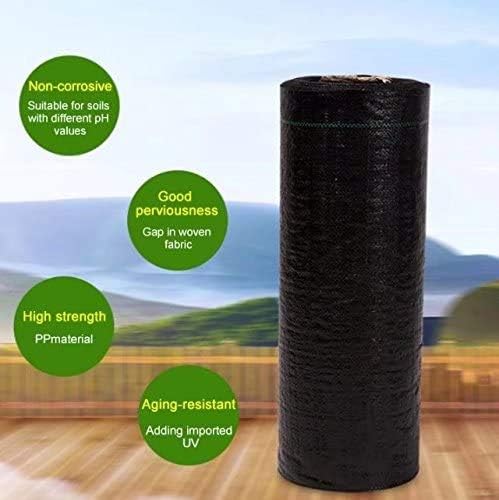 Agfabric Landscape Fabric Weed Barrier Ground Cover Garden Mats for Weeds Block in Raised Garden Bed 3 Ft X 300 Ft